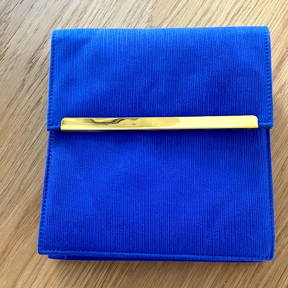 Elegant New Italian Blue Handbag